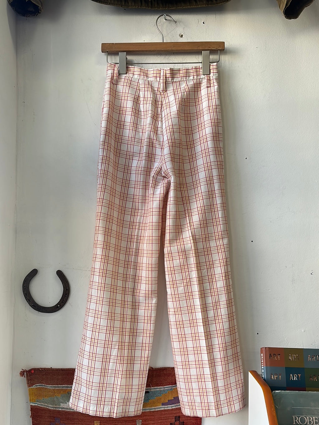 1960s Plaid Trousers