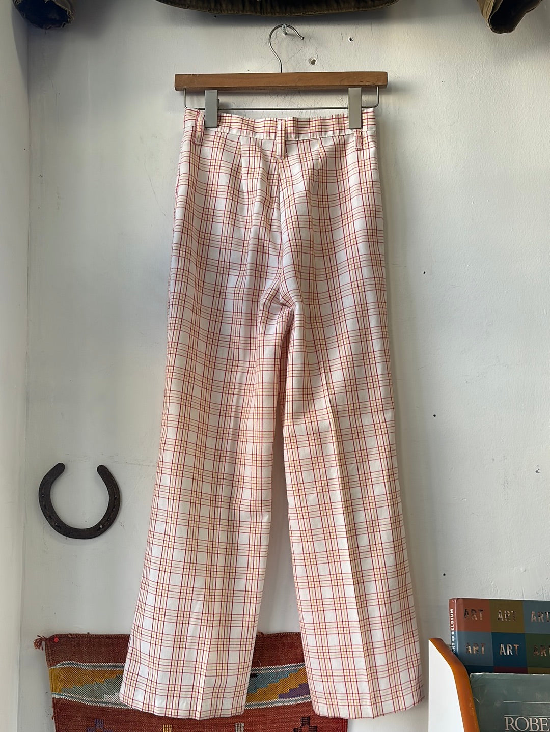 1960s Plaid Trousers