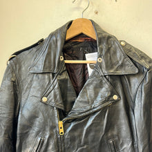 Load image into Gallery viewer, 1970s Motorcycle Leather Jacket
