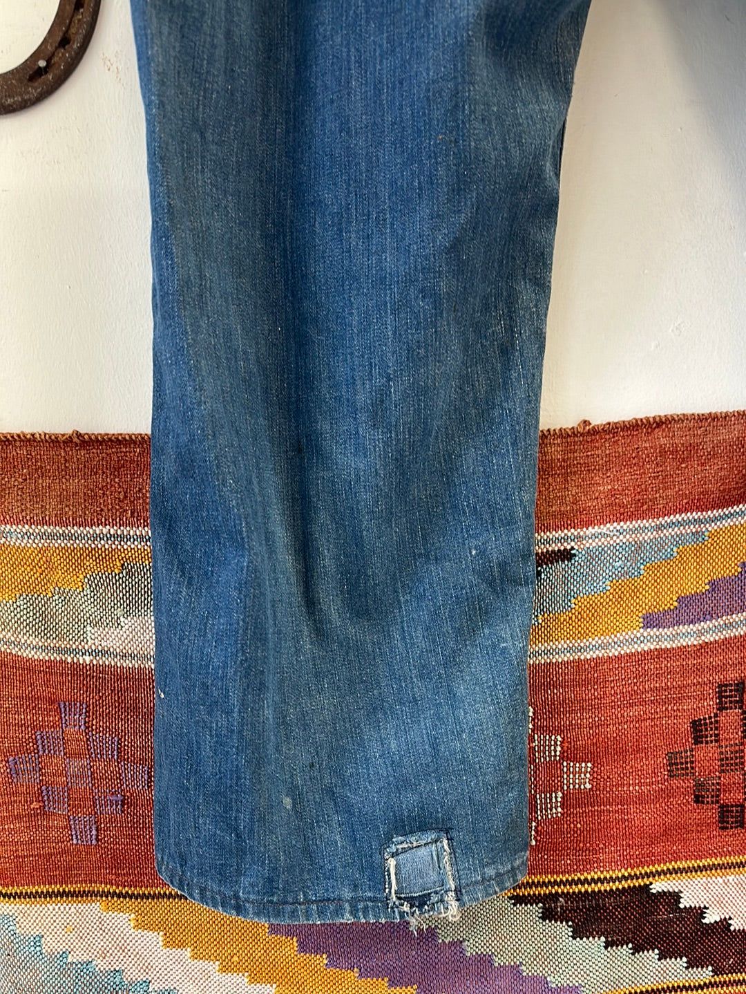 1950s Blue Bell Side Zip Denim