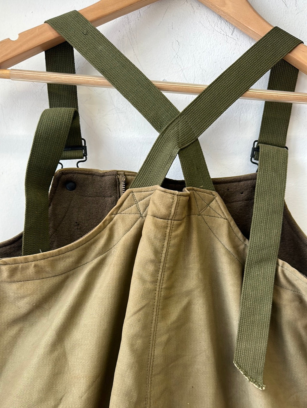 1940s USN Deck Bib - Wool-Lined Medium