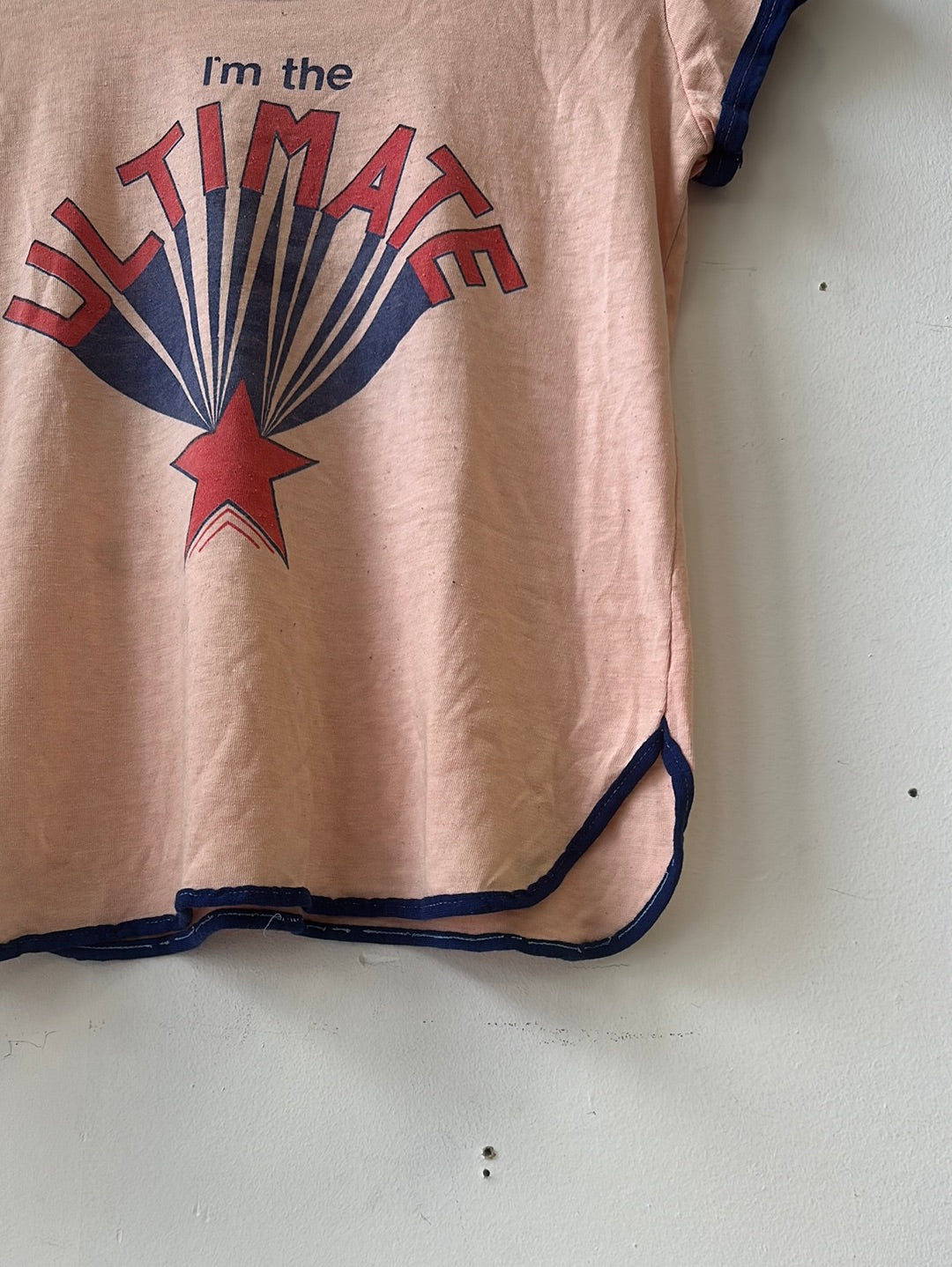 1970s “I’m the Ultimate” Cap Sleeve Tee