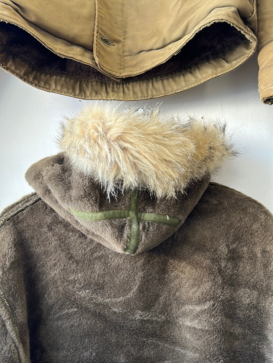 1940s M1943 Pile Liner w/ Coyote Fur Collar