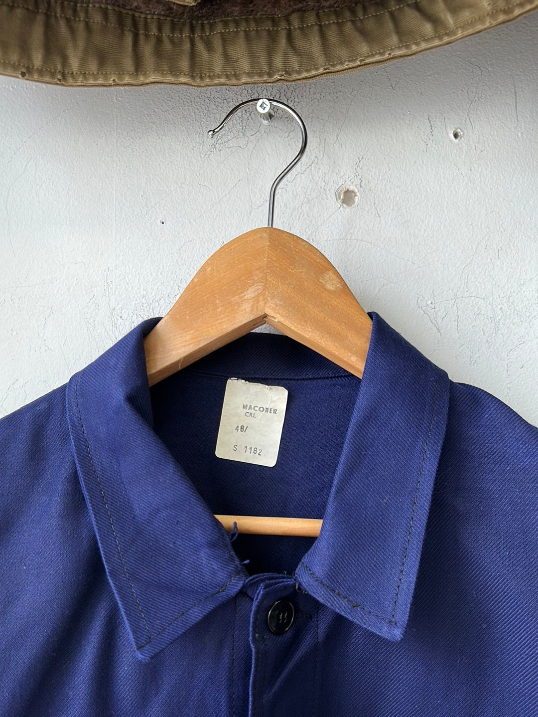 1950s Macober Blue Moleskin French Chore