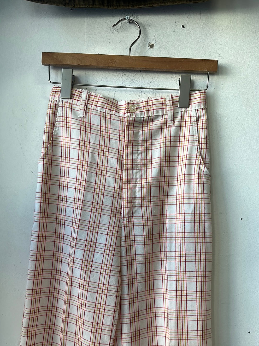 1960s Plaid Trousers