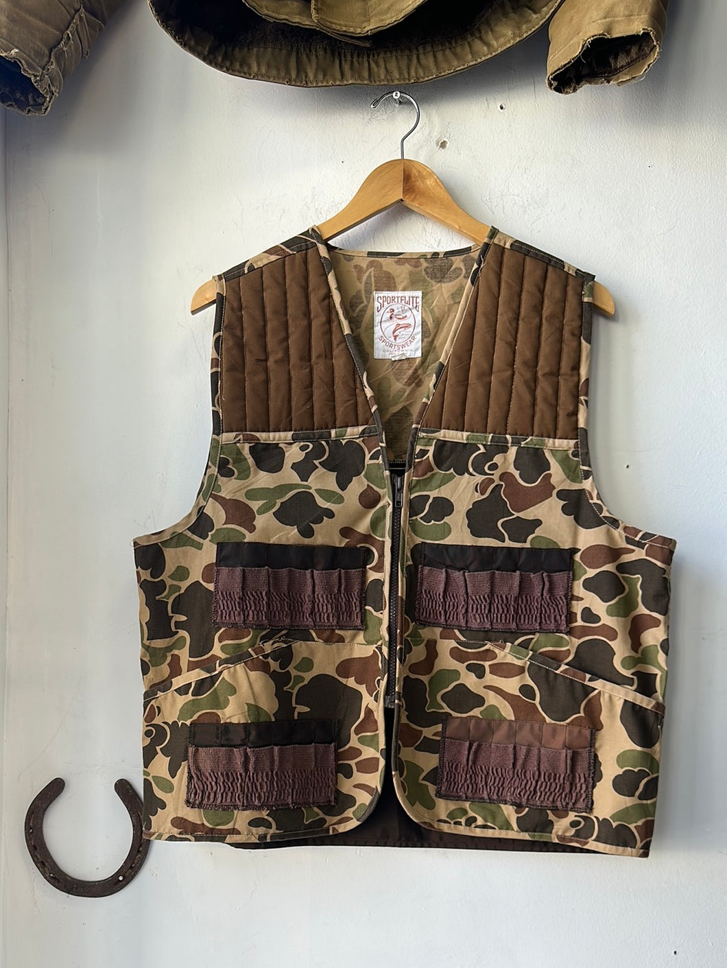 1980s Sportflite Camo Hunting Vest