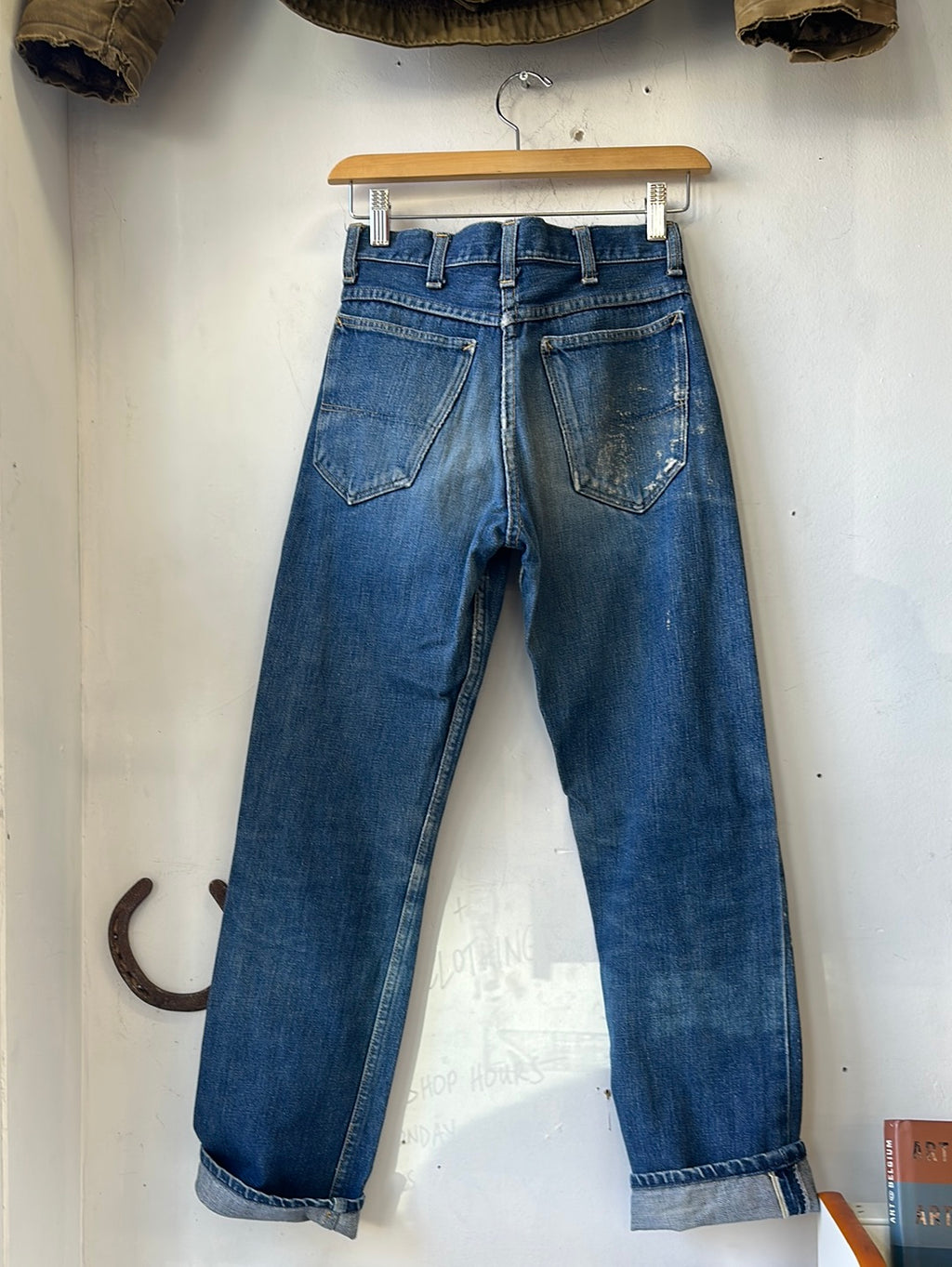 1950s/'60s Mended Selvedge Denim 26×31