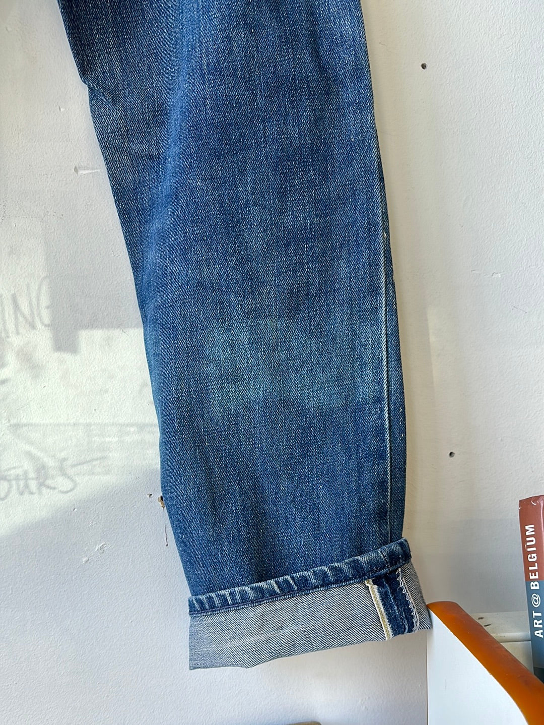 1950s/'60s Mended Selvedge Denim 26×31