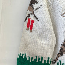 Load image into Gallery viewer, 1960s Dog Hunting Cowichan Sweater
