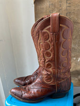 Load image into Gallery viewer, Tony Lama Cowboy Boots - Tall Brown - Size 9 M 10.5 W
