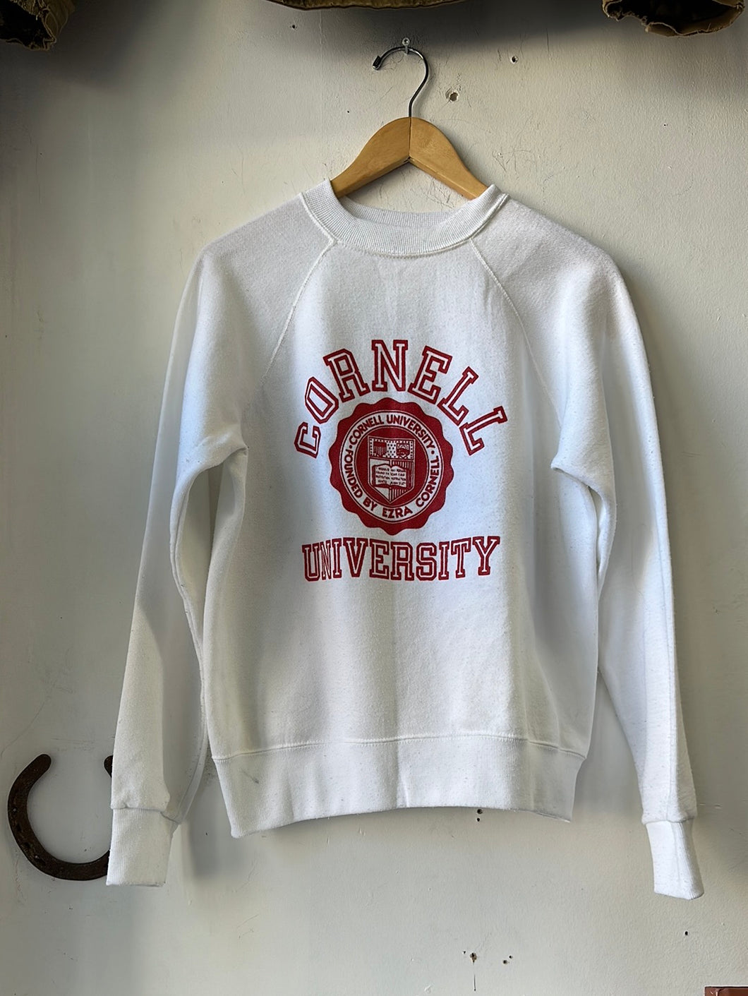 1980s “Cornell University” Raglan Crewneck
