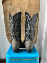 Load image into Gallery viewer, Tony Lama Cowboy Boots - Tall Black - Size 8.5 M 10 W
