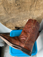 Load image into Gallery viewer, Justin Cowboy Boots - Brown - Size 10 M 11.5 W
