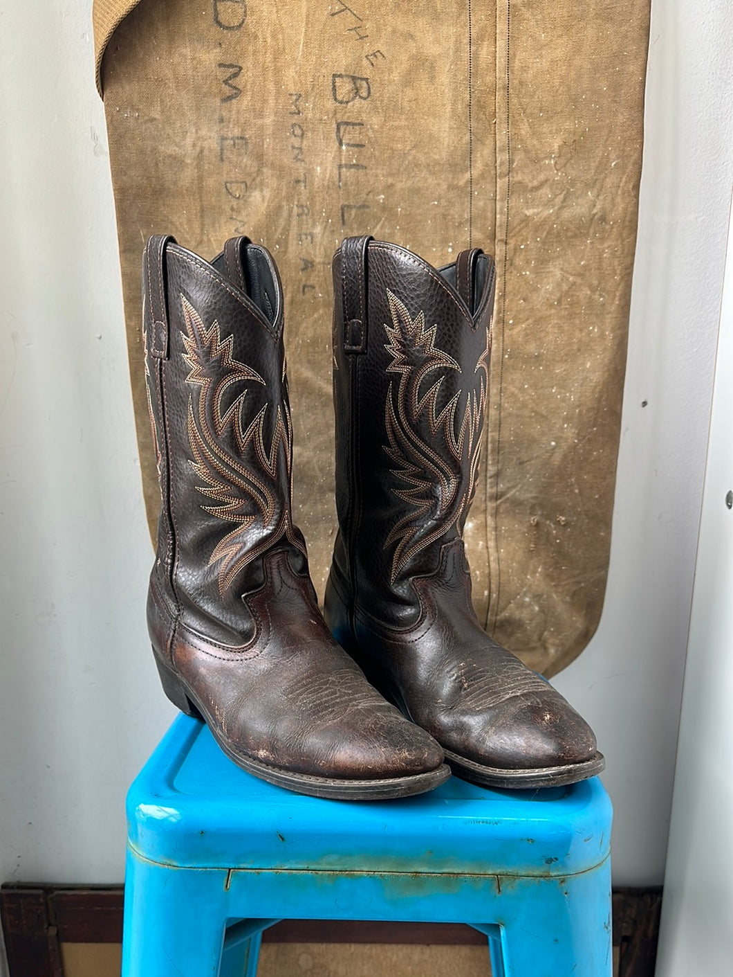 Laredo Cowboy Boots - Brown - Size 10 M 11.5 W