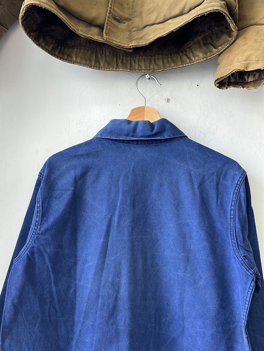 1950s Kidur Blue Moleskin French Chore