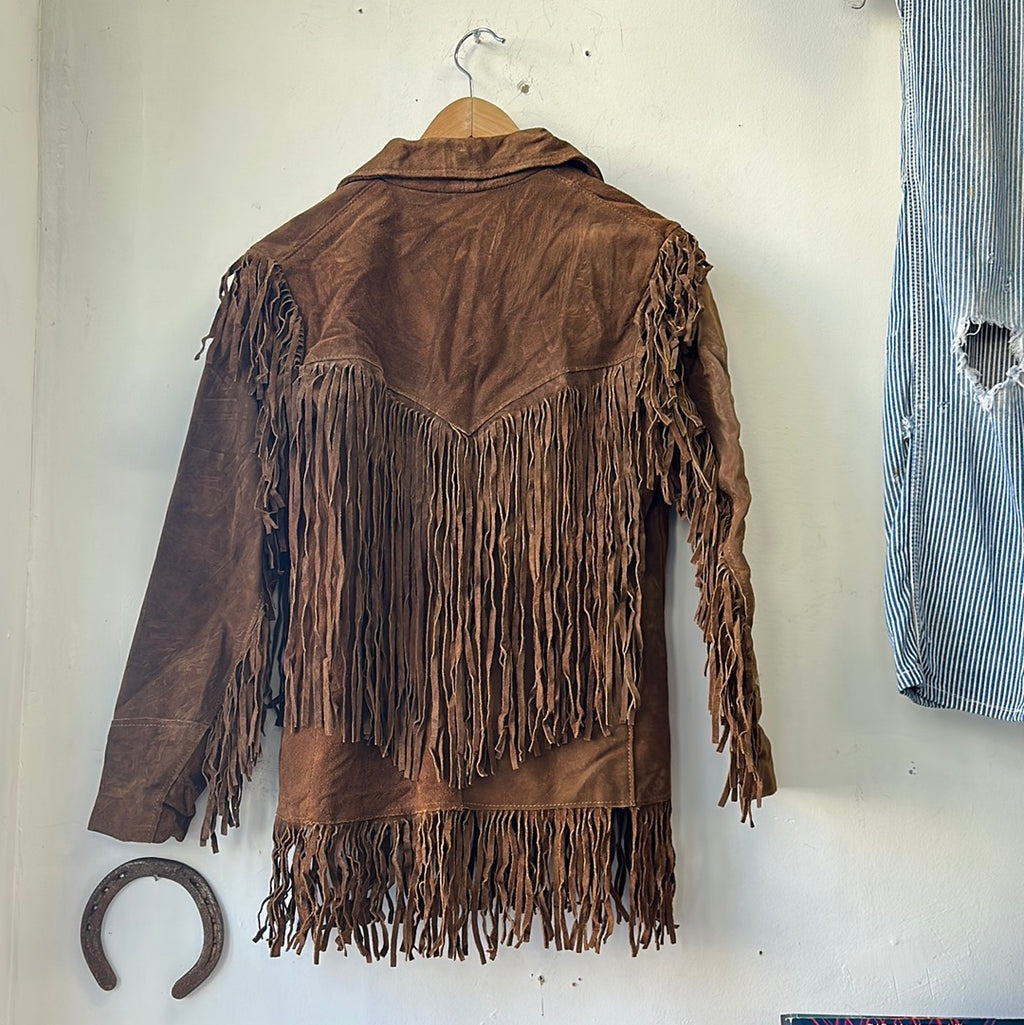 1970s Simco Fringe Leather Jacket