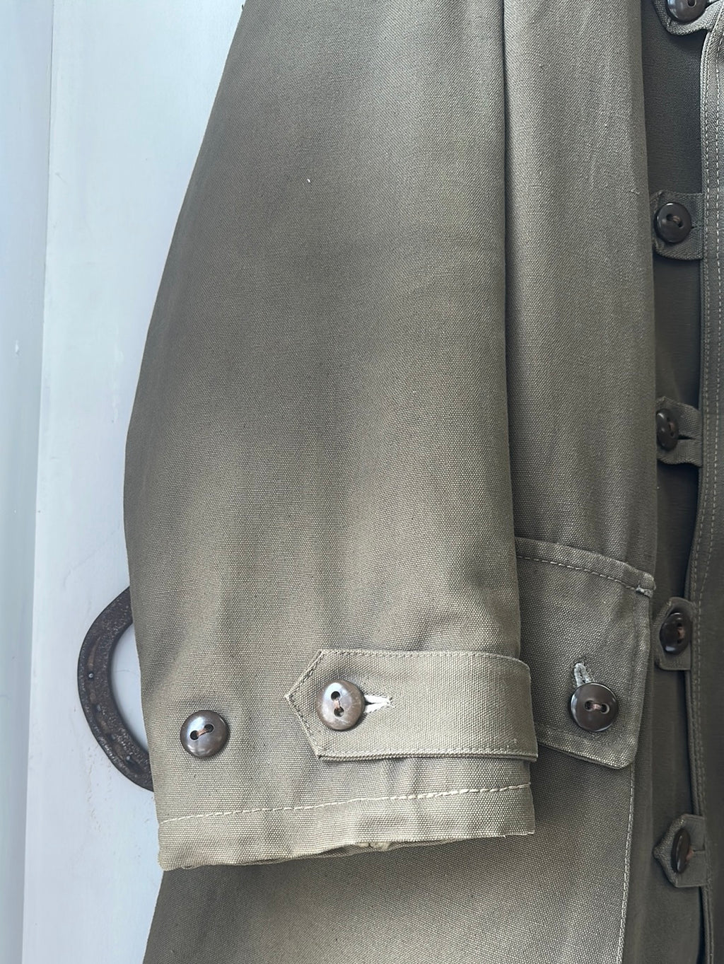 1940s Swedish Military M1909 Shearling Coat