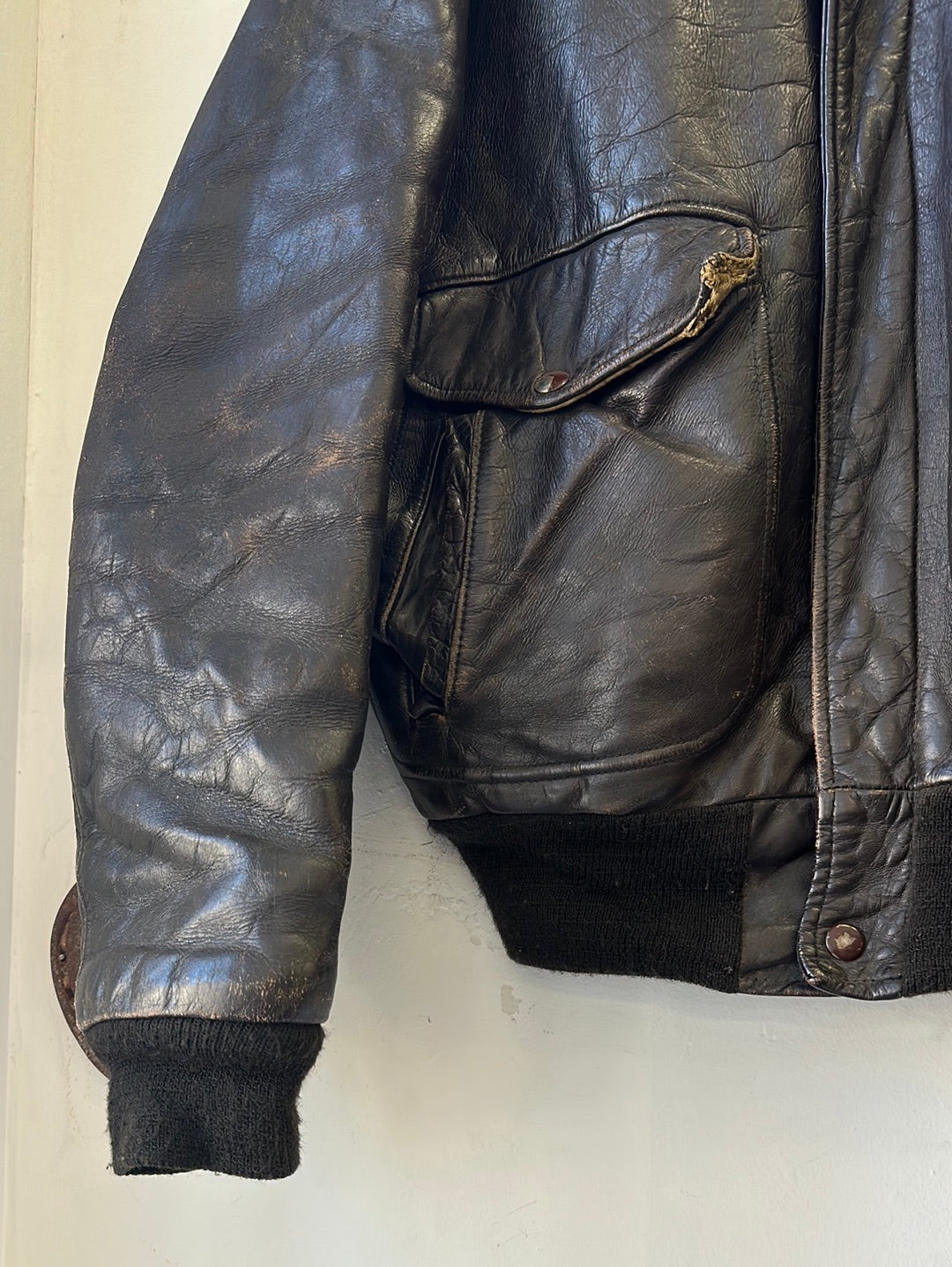 1960s/70s Schott A-2 Leather Jacket - 44