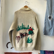 Load image into Gallery viewer, 1960s Dog Sledding Cowichan Sweater
