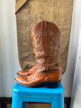 Load image into Gallery viewer, Nocona Ostrich Cowboy Boots - Camel - Size 9/10 M
