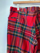 Load image into Gallery viewer, 1970s Plaid Wool Trousers
