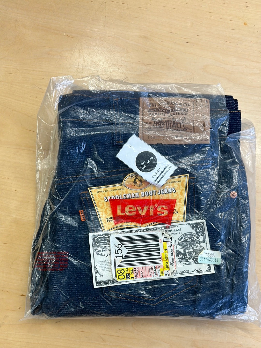 1980s Deadstock Levi’s 517 Marked 38×34 -