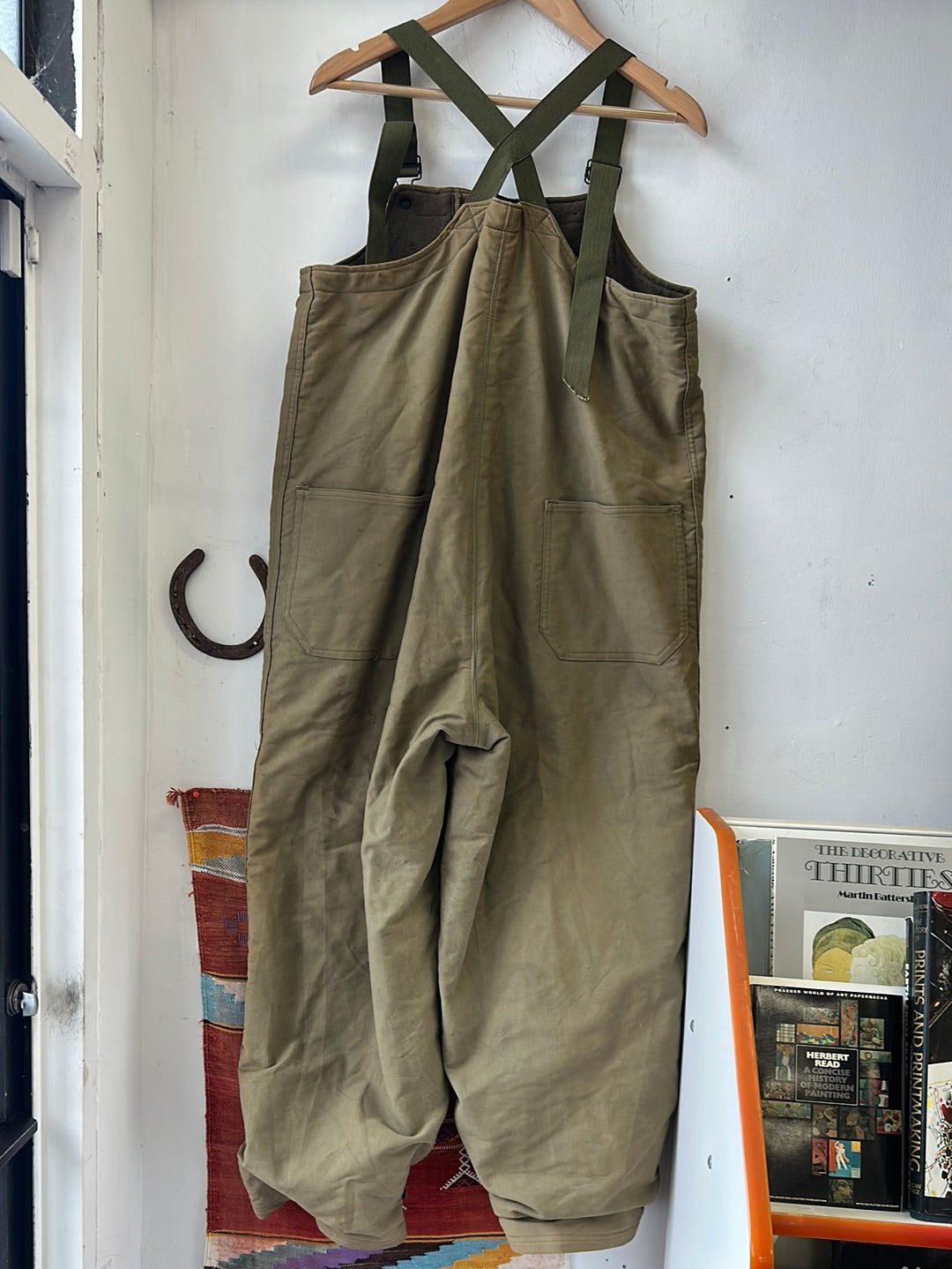 1940s USN Deck Bib - Wool-Lined Medium