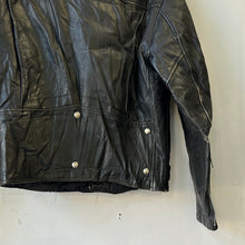 Load image into Gallery viewer, 1970s Montgomery Ward Motorcycle Leather Jacket
