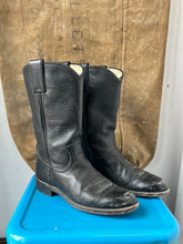 Load image into Gallery viewer, Justin Roper Boots - Black - Size 5.5/6 W
