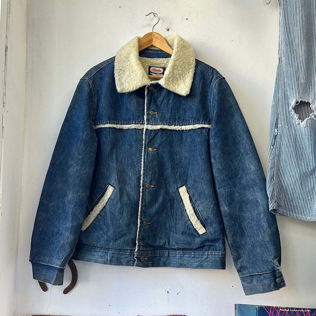 1970s OshKosh B’gosh Shearling Denim Jacket - 44/48