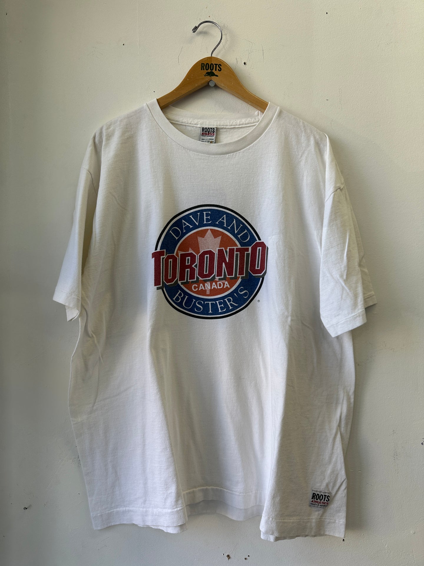 1990s Roots Athletic Dave & Busters Tee