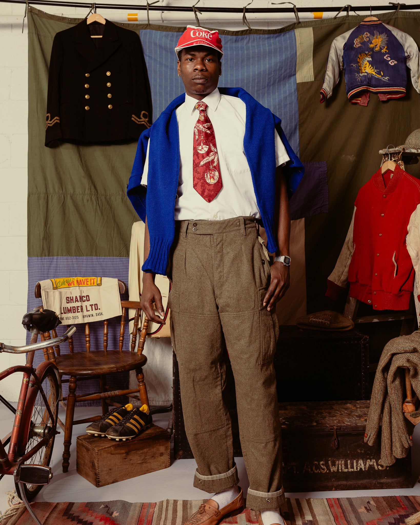 1940s Silk Tie