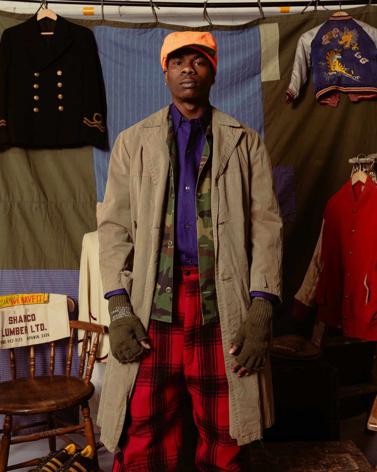 1940s Italian Military Trench Coat