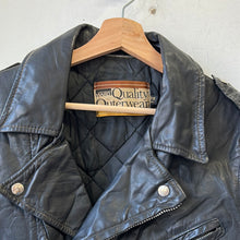 Load image into Gallery viewer, 1970s Montgomery Ward Motorcycle Leather Jacket
