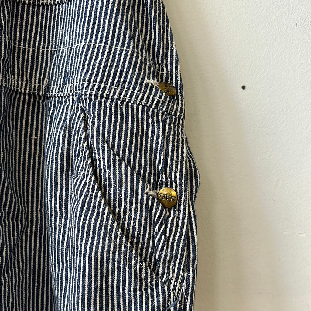 1960s/70s Sears Hickory Stripe Overalls
