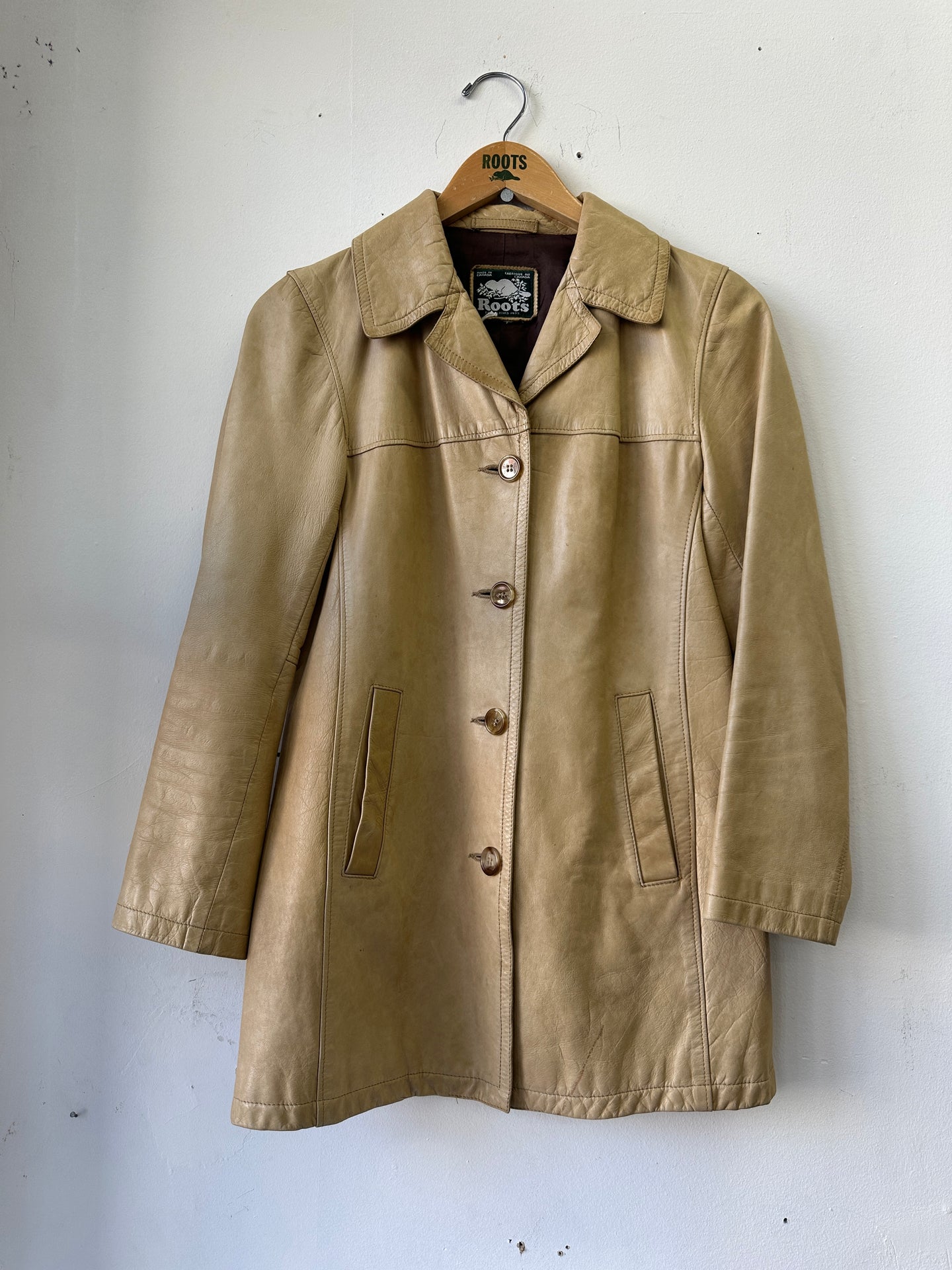 90s Roots Leather Jacket