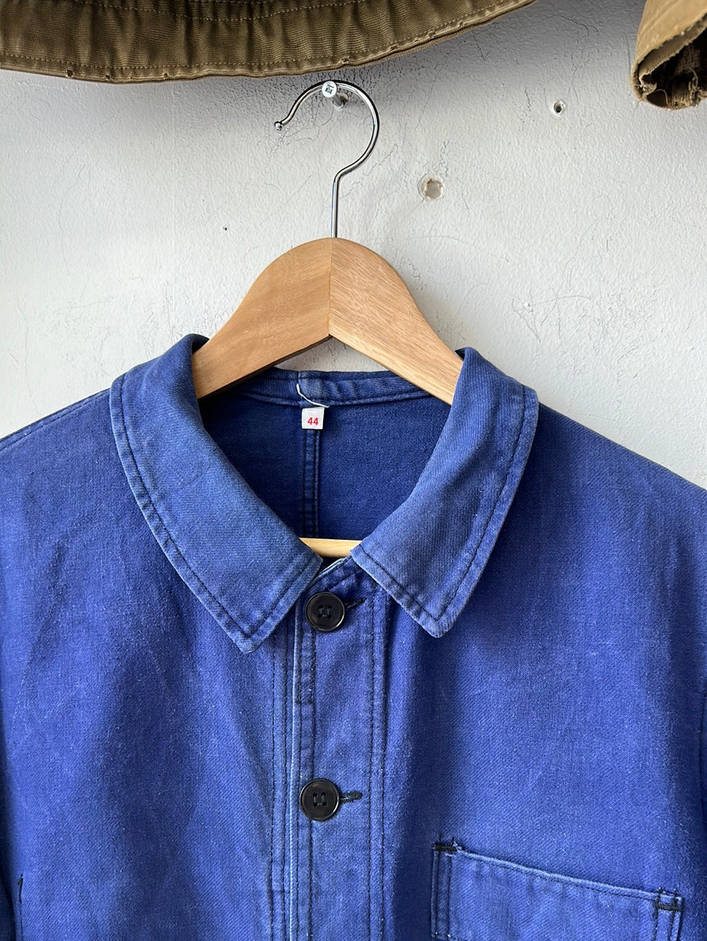 1950s Aldolphe Lafont Blue Moleskin French Chore
