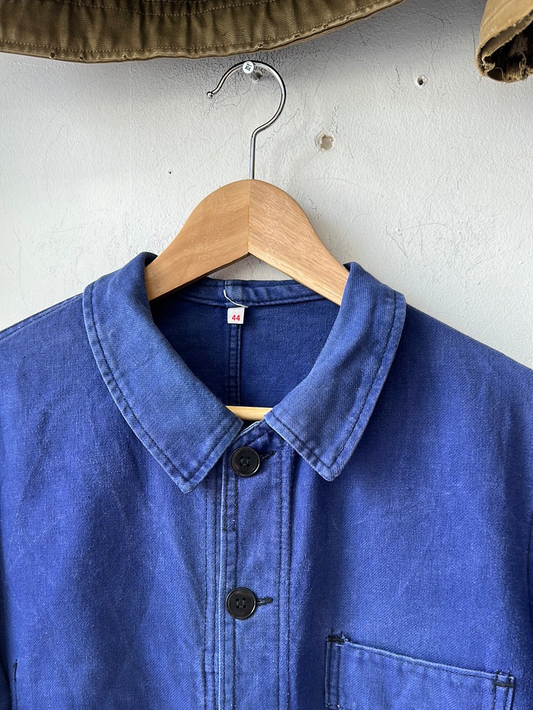 1950s Aldolphe Lafont Blue Moleskin French Chore