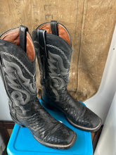 Load image into Gallery viewer, Dan Post Ostrich Cowboy Boots - Tall Black - Size 8 M
