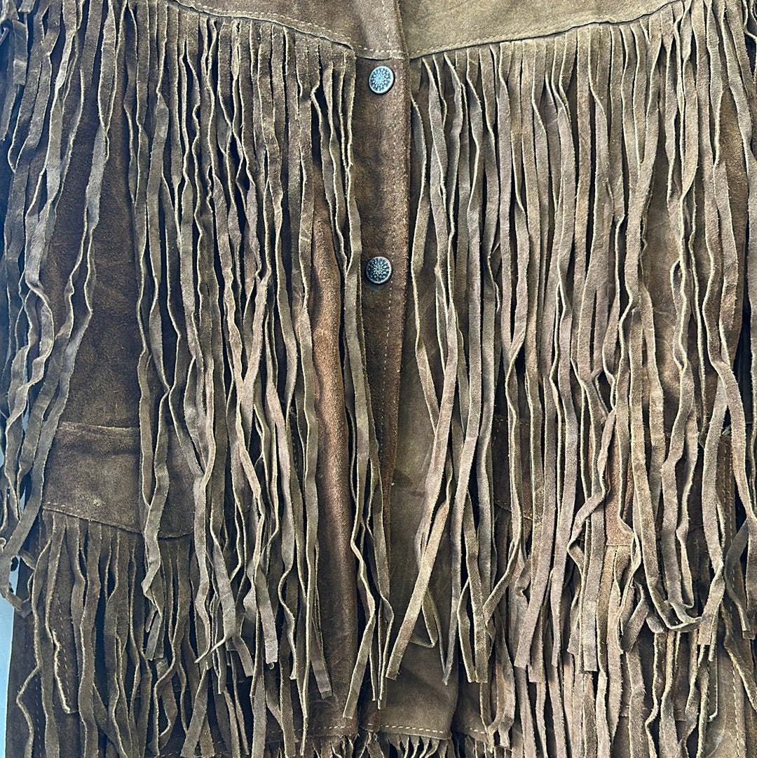 1970s Simco Fringe Leather Jacket