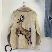 Load image into Gallery viewer, 1960s Deer Cowichan Sweater
