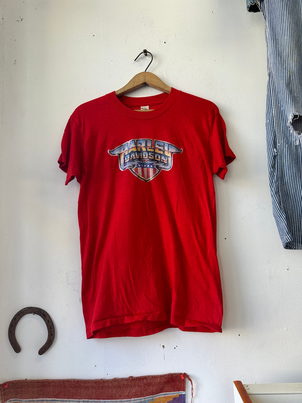 1970s Glitter Harley Davidson Tee