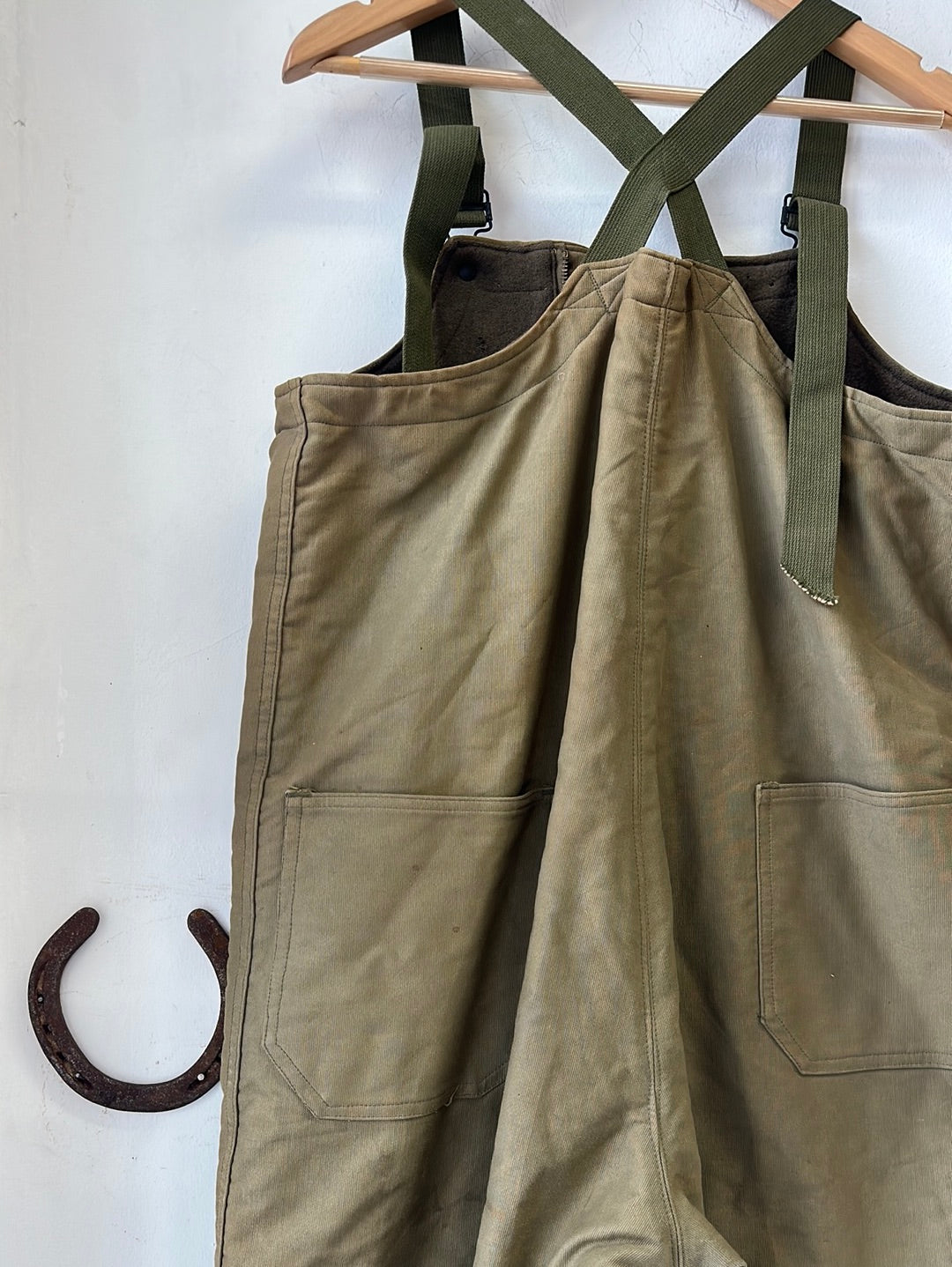 1940s USN Deck Bib - Wool-Lined Medium