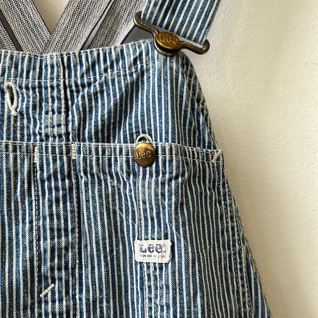 1960s Lee Hickory Stripe Union Made Overalls