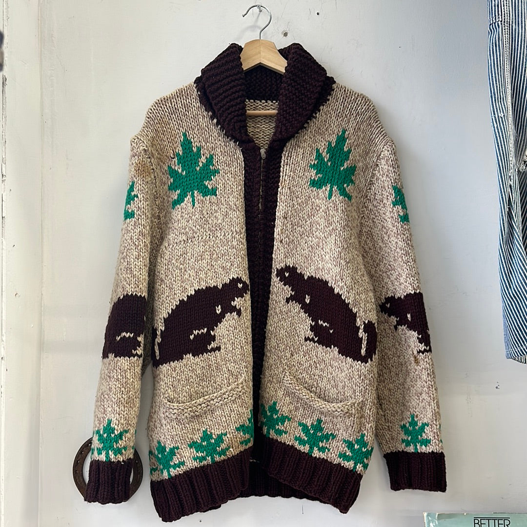 1960s Beaver Cowichan Sweater