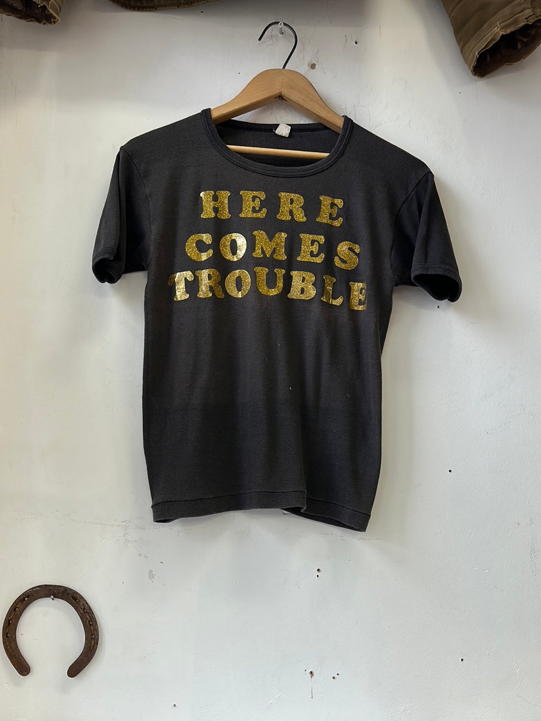 1970s “Here Comes Trouble” Tee