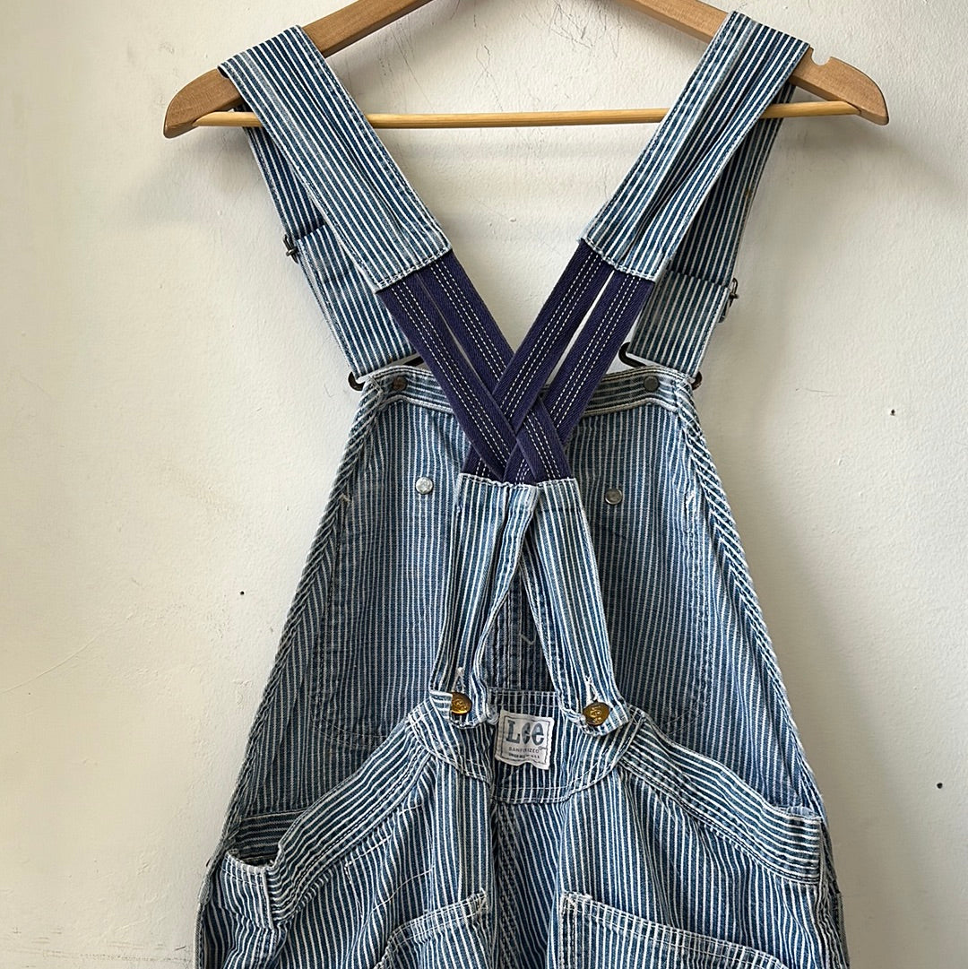 1960s Lee Hickory Stripe Union Made Overalls
