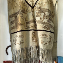 Load image into Gallery viewer, 1960s Mexican Leather Poncho
