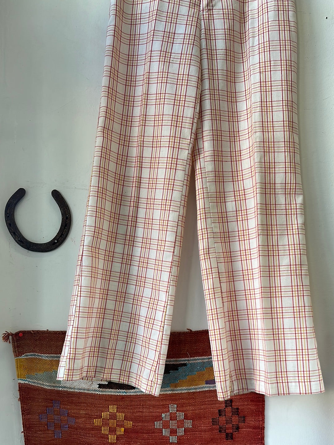 1960s Plaid Trousers
