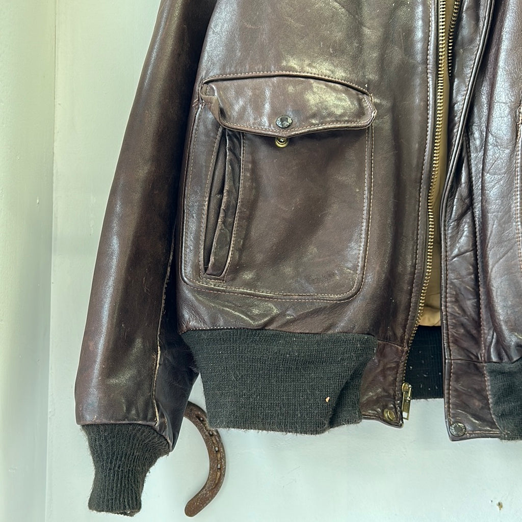1970s Schott A-2 Leather Jacket